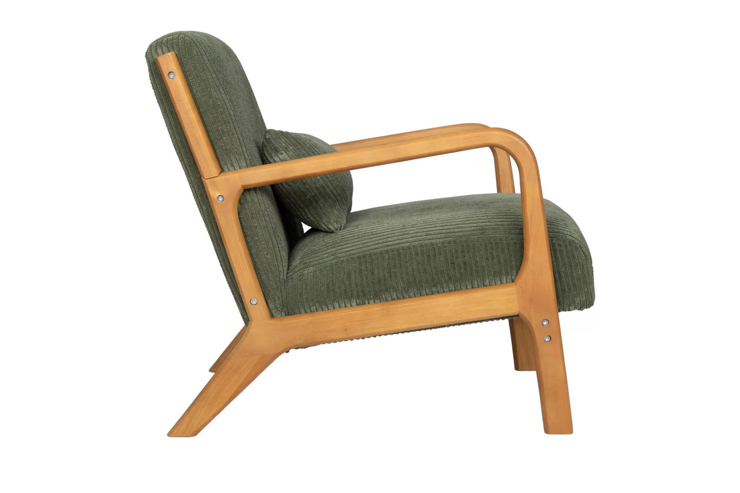 Sage Green Corduroy Accent Chair