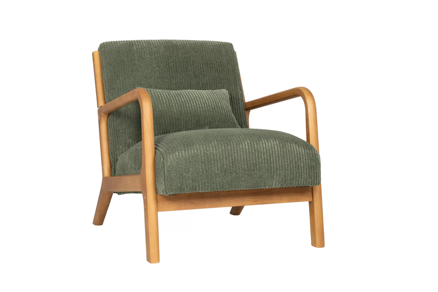Sage Green Corduroy Accent Chair
